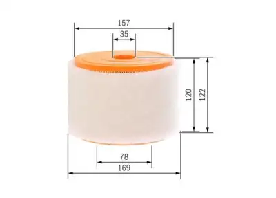 BOSCH F026400289 Hava Filtresi - 5. Görsel