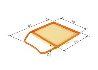 BOSCH F026400148 Hava Filtresi - 5. Görsel