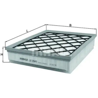 MAHLE LX2641 Hava Filtresi - 2. Görsel