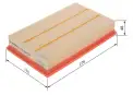 Hava Filtresi Bosch F026400624