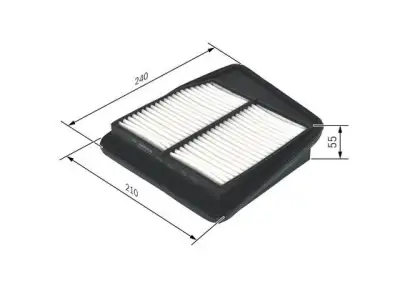 BOSCH F026400357 Hava Filtresi - 5. Görsel