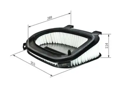 Hava Filtresi Bmw X3 F25 X5 E70 X5 F15 F85 X6 E71 E72 1371781126 - 5. Görsel