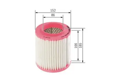BOSCH F026400443 Hava Filtresi - 5. Görsel