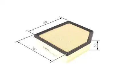 BOSCH F026400456 Hava Filtresi - 5. Görsel