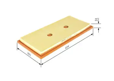 BOSCH F026400482 Hava Filtresi - 5. Görsel