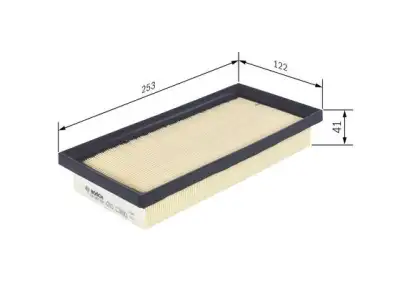 BOSCH F026400507 Hava Filtresi - 5. Görsel