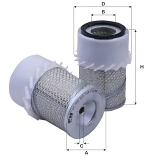 Hava Filtresi  FIL FILTRE HP 470BK