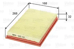 VALEO 585112 Hava Filtresi