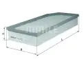MAHLE MHL LX752 Hava Filtresi