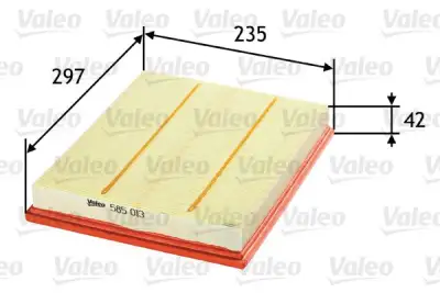 VALEO 585013 Hava Filtresi - 1. Görsel