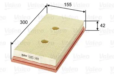 VALEO 585148 Hava Filtresi - 1. Görsel