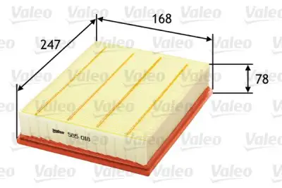 VALEO 585018 Hava Filtresi - 1. Görsel