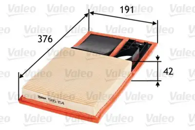 VALEO 585154 Hava Filtresi - 1. Görsel