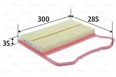 VALEO 585435 Hava Filtresi - 1. Görsel