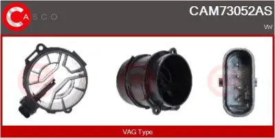 Hava Hacmi Ölçme Cihazı Brand New Hq CASCO CAM73052AS - 1. Görsel