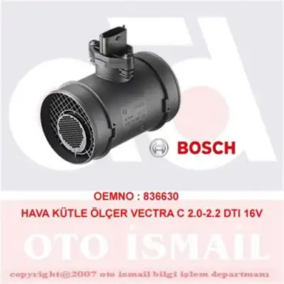 Hava Kütle Ölçer Debimetre Vectra 836630 - 6. Görsel