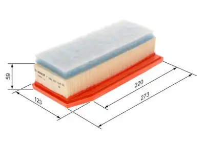 BOSCH F026400534 Hava Filtresi - 5. Görsel