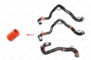 IBR 12760 Turbo Hortumu Plastik Boru Hariç 53MM X 60MM = 8.7CM