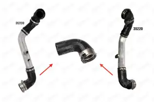 IBR 35209 Turbo Hortumu Metal Boru Hariç