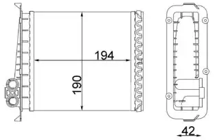 Isıtma Sistemi Behr MAHLE AH 106 000S