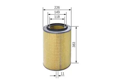 BOSCH 1457429966 Hava Filtresi - 5. Görsel