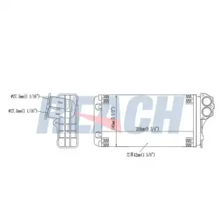 Kalorifer Radyatörü  BEHR 8FH 351 312-131