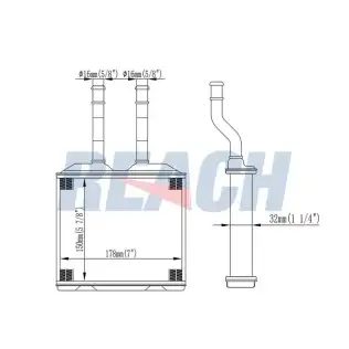Kalorifer Radyatörü  BEHR 8FH 351 313-021
