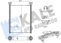 Kalorifer Radyatörü  FIAT ORJINAL 77365576