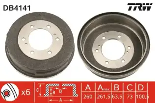 Kampana Arka Sağ veya Sol TRW DB4141