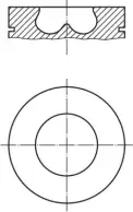 Piston MAHLE 013 PI 00107 001