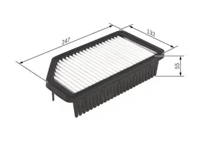 BOSCH F026400414 Hava Filtresi - 5. Görsel