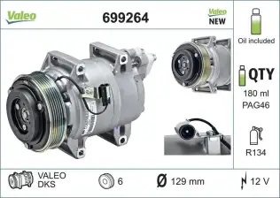 Klima Kompresörü  VALEO 699264