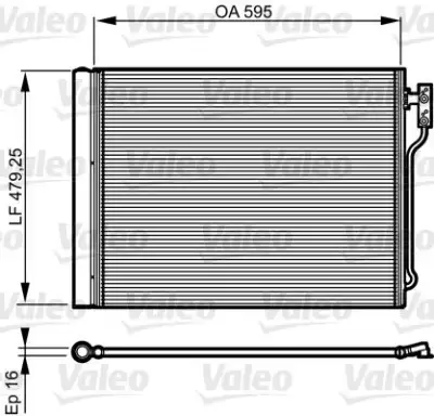 Klima Kondenseri Bmw 5 F10 F11 F18 5.20I 10 - 1. Görsel