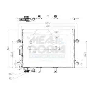 Klima Radyatörü  BEHR AC 453 000P