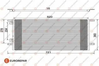 Klima Radyatörü  EUROREPAR 1609634580