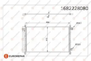 Klima Radyatörü  EUROREPAR 1682228080