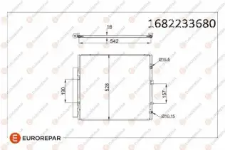 Klima Radyatörü  EUROREPAR 1682233680