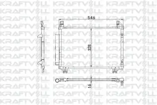 Klima Radyatörü  KRAFTVOLL 08060189