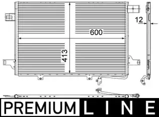 Klima Radyatörü  MAHLE AC 452 000P