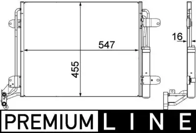 Klima Radyatörü  MAHLE AC 454 000P - 1. Görsel