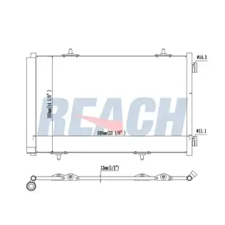 Klima Radyatörü  MOTORTEC PEG0746