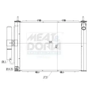 Klima Radyatörü  MOTORTEC RNT0482