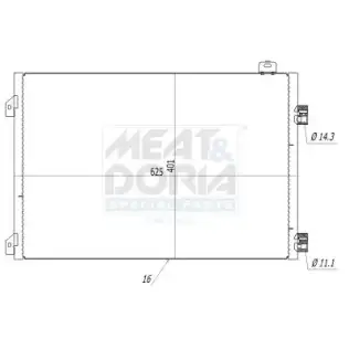 Klima Radyatörü  MOTORTEC RNT0529
