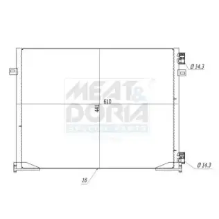 Klima Radyatörü  MOTORTEC RNT0835