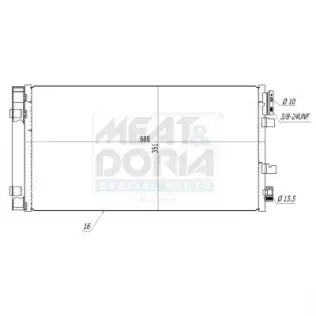 Klima Radyatörü  MOTORTEC RNT0837