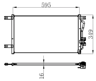 Klima Radyatörü  ORİS CMI980016