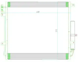 Klima Radyatörü  ORİS CRO708016