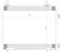 Klima Radyatörü  ORİS CRO725016
