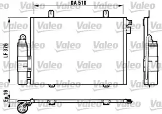 Klima Radyatörü  VALEO 860033