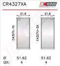 Biyel Yatak Çanağı KING CR4327XA0.25